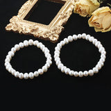 Cauuev Natural Freshwater Pearl Bracelet for Women