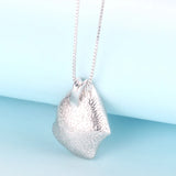 Natural Freshwater Pearl 925 Silver Pendant Necklace Women Jewelry