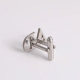 Cazador 2pcs Personalized Name Cufflinks Mens Initials Wedding Groom Jewelry
