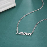 Cazador Name Necklace Cuba Chain Stainless Steel Necklaces for Men Women