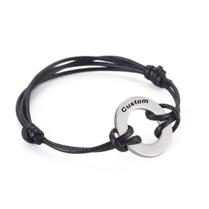 Cazador Adjustable Charm Bracelet Personalized Couple Jewelry