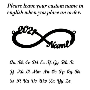 Cazador Name Bracelets for Women - Infinity Stainless Steel Jewelry