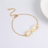 Cazador Name Bracelets for Women - Infinity Stainless Steel Jewelry