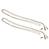 Ceiling Fan Chain Extender 2pcs, Beaded Fan Chain Pendant for Lamp Fan Chain