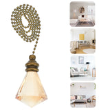 Crystal Pendant Pull Chain Extension for Ceiling Fan