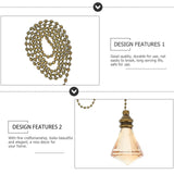 Crystal Pendant Pull Chain Extension for Ceiling Fan