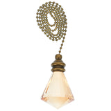 Crystal Pendant Pull Chain Extension for Ceiling Fan