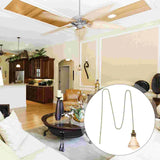 Crystal Pendant Pull Chain Extension for Ceiling Fan