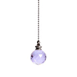 Clear Ball Ceiling Fan Pull Chain Extension, Decorative Fan Chain for Light Lamp