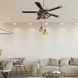 Clear Ball Ceiling Fan Pull Chain Extension, Decorative Fan Chain for Light Lamp