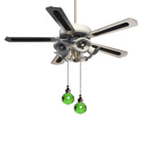 Clear Ball Ceiling Fan Pull Chain Extension, Decorative Fan Chain for Light Lamp
