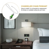 Ceiling Fan Light Pendant with Bulb-Shaped Wall Light