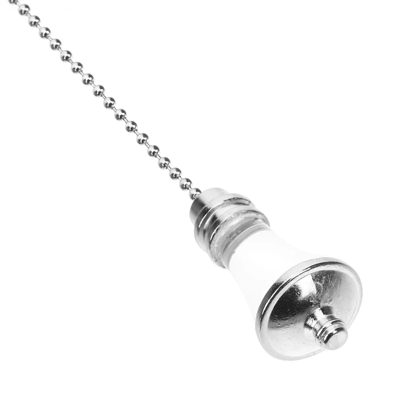 Ceiling Fan Pendant Light with Wall Light, Bulb Shaped, Pull Chain