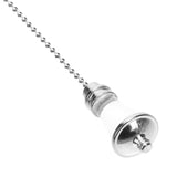 Ceiling Fan Pendant Light with Wall Light, Bulb Shaped, Pull Chain
