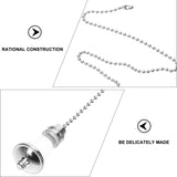 Ceiling Fan Pendant Light with Wall Light, Bulb Shaped, Pull Chain