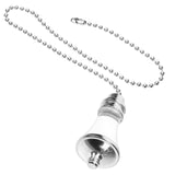 Ceiling Fan Light Pendant with Bulb-Shaped Wall Light