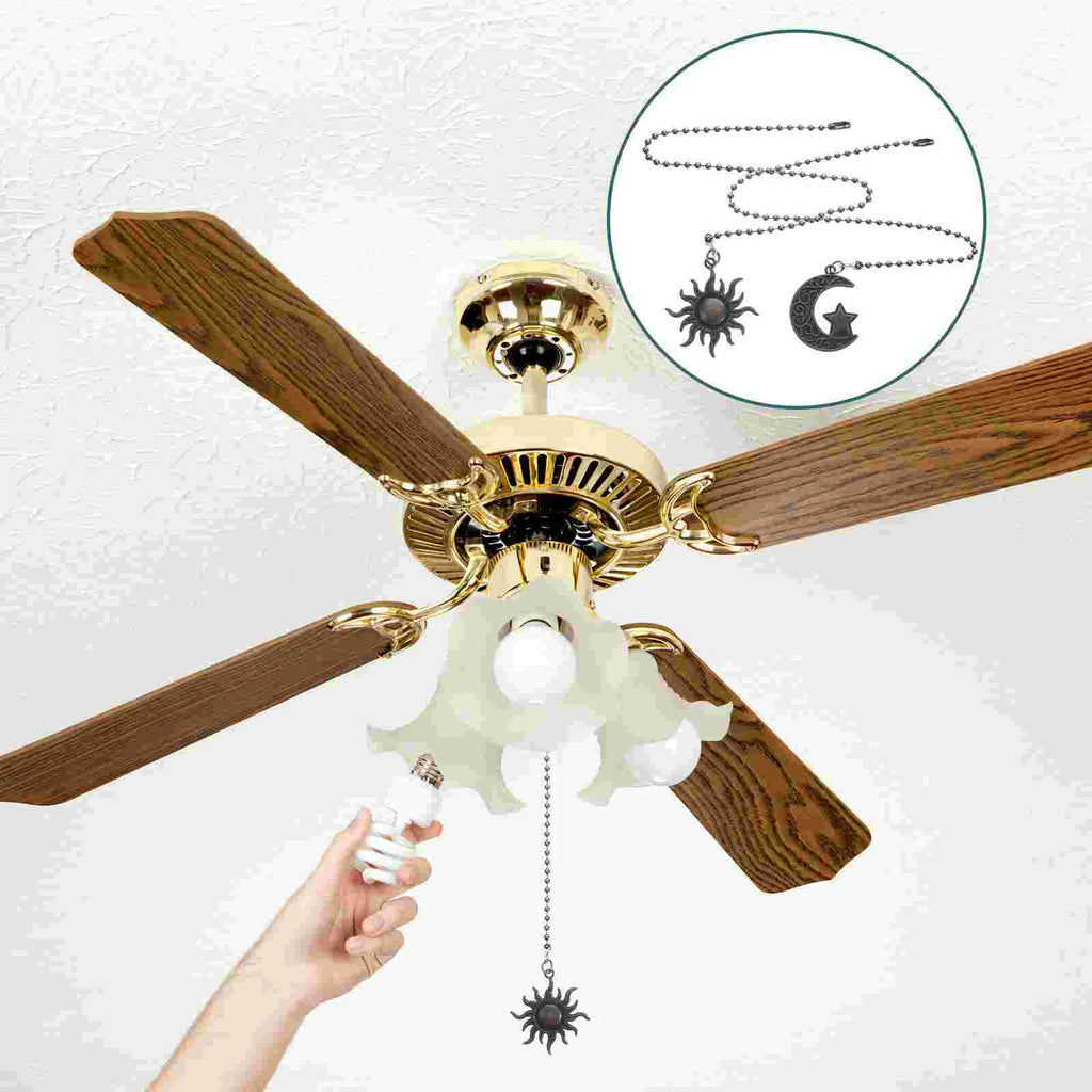 Ceiling Fan Table Lamp Zipper Light Chain Extenders Metal