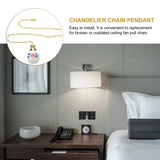 Ceiling Light Chain Extend. Pendant Fan Pull Chains for Fans and Lights