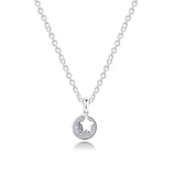 Celebration Stars Necklace Pendant & Necklace Clear CZ 925 Sterling Silver