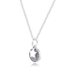 Celebration Stars Necklace Pendant & Necklace Clear CZ 925 Sterling Silver
