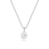 Celebration Stars Necklace Pendant & Necklace Clear CZ 925 Sterling Silver