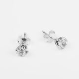 Celestial Star Stud Earrings 925 Sterling Silver Women Statement Jewelry