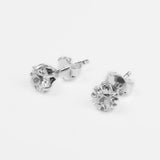 Celestial Star Stud Earrings 925 Sterling Silver Women Statement Jewelry