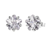 Celestial Star Stud Earrings 925 Sterling Silver Women Statement Jewelry