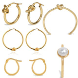 Celi Tie Earrings for Women High European American French Temperament