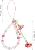 Crystal Flower Non-Slip Phone Lanyard Strap Keychain