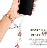 Crystal Flower Non-Slip Phone Lanyard Strap Keychain