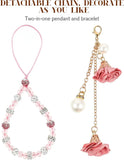 Crystal Flower Non-Slip Phone Lanyard Strap Keychain