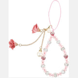 Crystal Flower Non-Slip Phone Lanyard Strap Keychain
