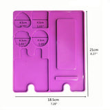 Silicone Cell Phone Holder Mold Epoxy Resin Phone Stand Mold