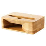Bamboo Phone Stand Sound Amplifier Holder Dock Stands for Smartphones