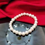 Elegant Silver 925 Pearl Bracelet for Mom's Birthday