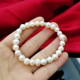 Elegant Silver 925 Pearl Bracelet for Mom's Birthday