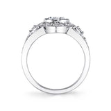Vintage Sterling Silver Ring with Zircon Gemstone
