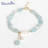 Cellacity Freshwater Pearl Bracelet Silver 925 Jewelry