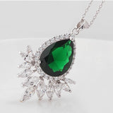 Cellacity Silver 925 Gemstones Necklace for Women