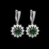 Cellacity Geometry Silver 925 Earrings - 14 Colors, Party Ear drops