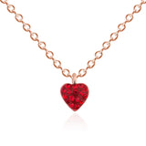 Cellacity Romantic Silver Heart Pendant Necklace for Women