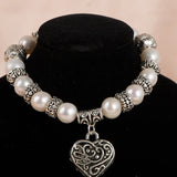 Cellacity Silver 925 Bracelet with Natural Freshwater Pearl
