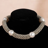 Cellacity Silver 925 Bracelet with Natural Freshwater Pearl