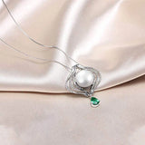 Cellacity Pearl Necklace Silver 925 Jewelry for Women