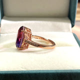 Cellacity Gemstones Ring 5A Zircon Open Adjust Size Wedding Party
