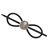 Celtics Leather Hair Pin For Women Life Tree Headwear