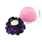 Silicone Cement Gypsum Candle Holder Mold