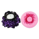 Silicone Cement Gypsum Candle Holder Mold