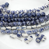 Chinese Style Ceramic and Porcelain Loose Beads 10pcs/lot